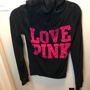 Victoria’s Secret PINK terry cloth hoodie